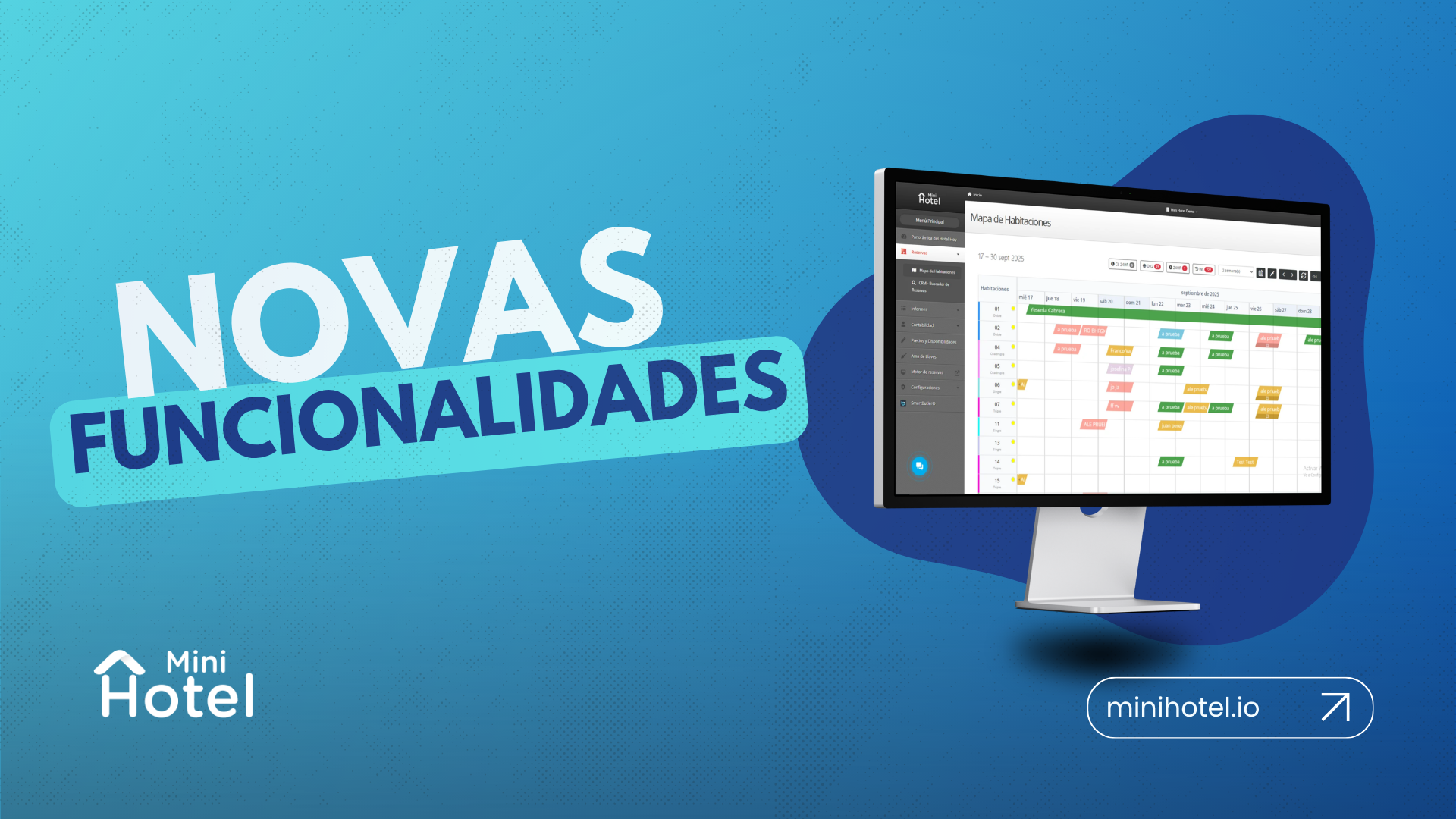 Funcionalidades novas